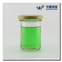 120ml Round Honey Glass Jar with Tin Lids